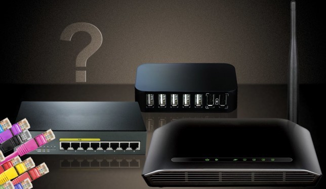 تعرف على أجهزة ربط الشبكات Hub و Switch و Router وأهم الفروق بينهم؟