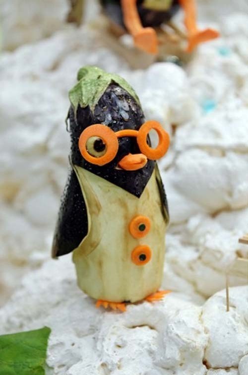 مسابقة النحت على الخضاروات و الفاكهة حيث الفن والأبداع