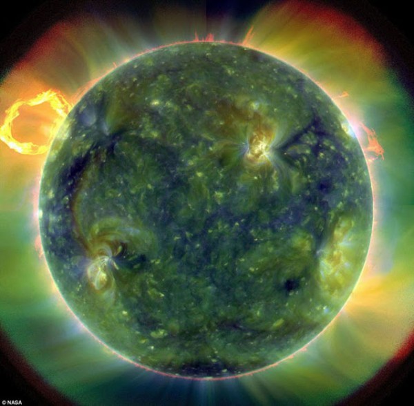 هل رأيت من قبل انفجارت شمسية !؟