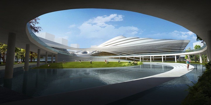 مركز مذهل للرياضة في جينغتشو في الصين -صور-