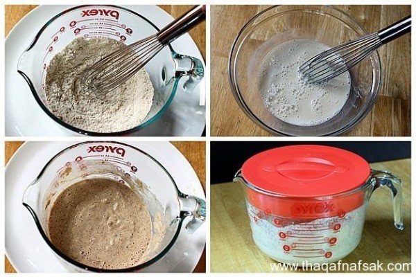 طريقة عمل البودنج بالصور بالخبز لافطار وعشاء رائع