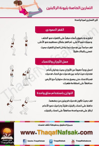 انفوجرافيك : التمارين الخاصة بليونة الركبتين