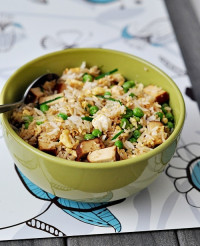 طريقة عمل البيض المقلي بالأرز والتوفو