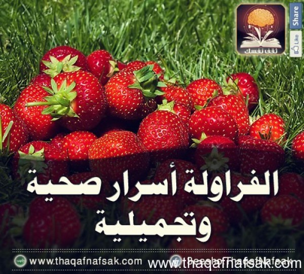 الفراولة فوائد صحية و تجميلية