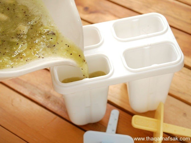 طريقة عمل مثلجات الكيوي اللذيذة