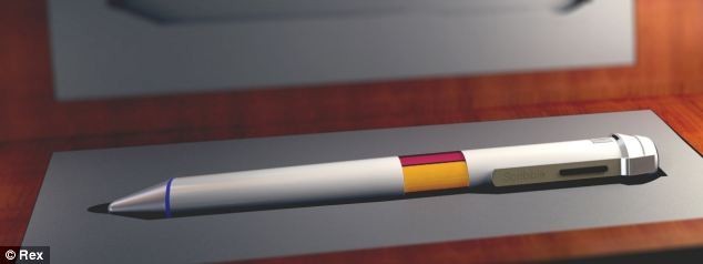 قلم جديد يحمل لوحة ألوان كاملة