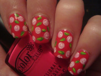 بالصور طريقة رسم وردة على الاظافر انيقة و جذابة