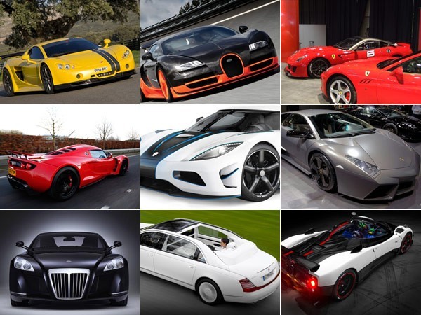 بالصور أسرع السيارات في العالم