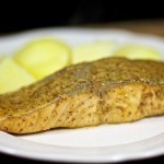 بالصور تحضير ستيك السلمون بصوص الليمون وصفة لمن يتبع نظام تخسيس