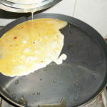 البيض بالجبن وجبة مغذية لسندوتشات المدرسة