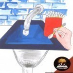 تنظيف حوض المطبخ وإزالة البقع والخدوش بالصور