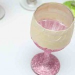 بالصور طريقة تزيين الكاسات بالجليتر بالصور طريقة تزيين الكاسات بالجليتر