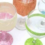 بالصور طريقة تزيين الكاسات بالجليتر بالصور طريقة تزيين الكاسات بالجليتر