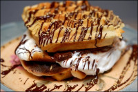 طريقة عمل الوافل بالشوكولاته بالصور أستمتع بحلوى لذيذة