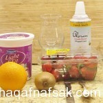 طريقة عمل آيس كريم الزبادي بالفواكه