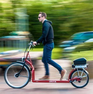 ماكينة المشي على الدراجة الهوائية (اختراع جديد)