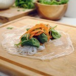 سبرنج رول الدجاج من غير تحمير وصفة صحية