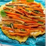 رول البيض بالبطاطس والجبن كريم