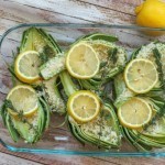 طريقة عمل البيض المخبوز في الخرشوف بالصور