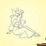 كيف ترسم اريل حورية البحر الصغيرة