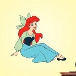 كيف ترسم اريل حورية البحر الصغيرة