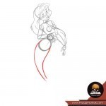 كيف ترسم اريل حورية البحر الصغيرة