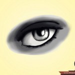 كيف ترسم العين البشرية الحقيقية