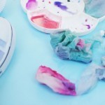 استخدام الألوان المائية لتجديد الأسنكر ( الكوتشي)