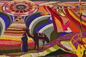 مهرجان الزهور في انفيوراتا في ايطاليا