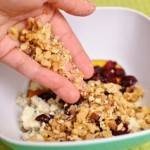 عشاء خفيف الكمثري بالجبن الريكفورد في الفرن