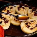 عشاء خفيف الكمثري بالجبن الريكفورد في الفرن