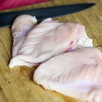 صدور دجاج مقرمشة بجبن البارميزان