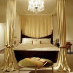 موديلات غرف نوم ذهبية اللون