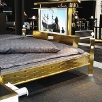 موديلات غرف نوم ذهبية اللون