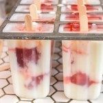 ايس كريم ستيك بالفراولة و اللافندر