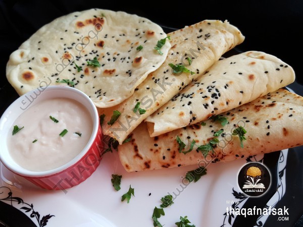 طريقة عمل خبز النان بالصور