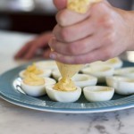 وصفة البيض المسلوق بكريمة الصفار وصفة البيض المسلوق بكريمة الصفار