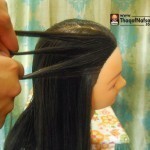 تسريحة شعر رائعة في خلال دقيقتين بالصور
