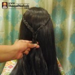 تسريحة شعر رائعة في خلال دقيقتين بالصور