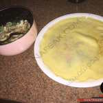 بالصور عمل الكريب بالفراخ خطوات تحضير العجينة والحشوة