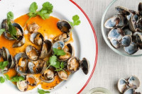 بالصور وصفة عمل شوربة بلح البحر بالصور وصفة عمل شوربة بلح البحر