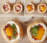 الخبز المحشي بالبيض وصفة سريعة التحضير كاملة الخبز المحشي بالبيض وصفة سريعة التحضير كاملة