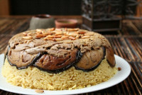 بالصور مقلوبة الباذنجان الشهية بالصور مقلوبة الباذنجان الشهية