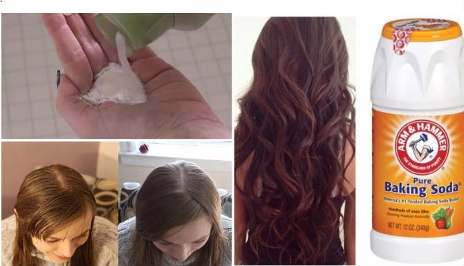 شامبو صودا الخبز للحصول علي شعر طويل ومدهش