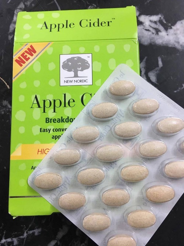تجربة حبوب خل التفاح نيو نردك Apple Cider New Nordic
