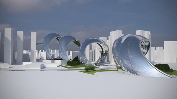 ارتباط الفكر العتيق بالتكنولوجيا الحديثة : التنين و مدينة شنغهاي في شكلها الجديد