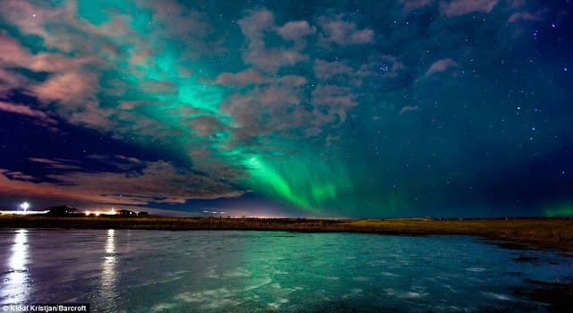 من أروع المشاهد الطبيعية ، ظاهرة الشفق القطبي