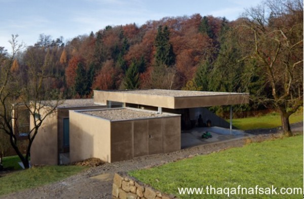 جمال الهندسة المعمارية لمنزل في النمسا