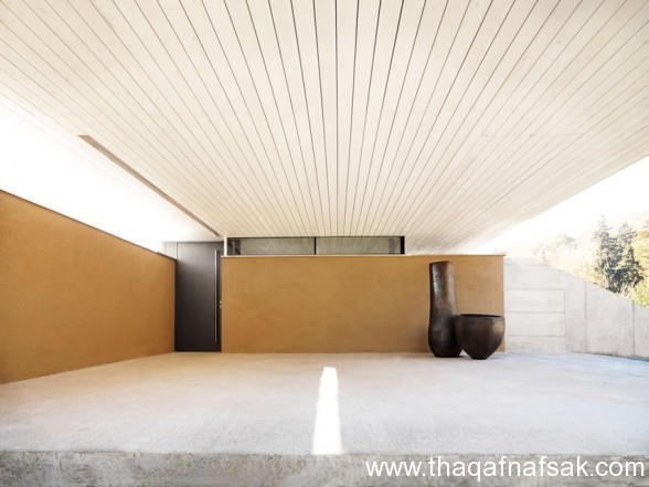 جمال الهندسة المعمارية لمنزل في النمسا