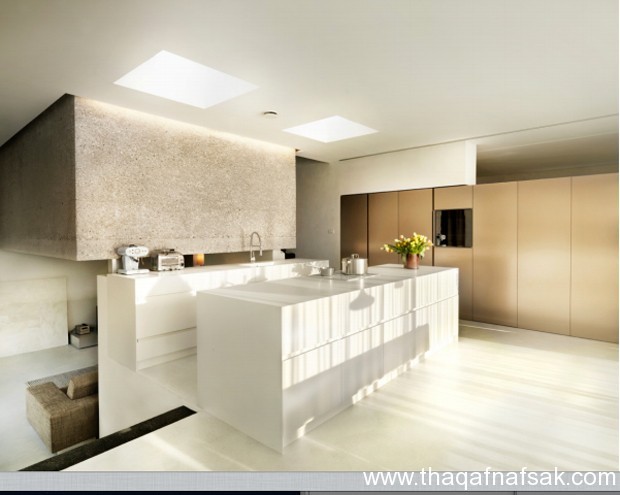 جمال الهندسة المعمارية لمنزل في النمسا